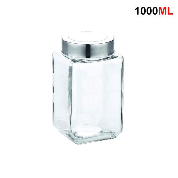 3523 Yera X-Series Square jar with see through cap, 1000ml (KSM1000 )LOOSE