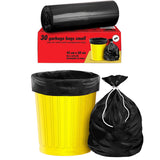 3200 Black Garbage Bags for Dustbin 30 Bag - Small 17 X 19 Inches