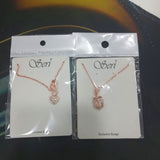 AM5758 Multi-Design Silver-Plated One Layer Chain And Pendant Set of 1 Pc