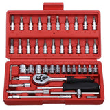 Combination Repair Tool Kit (Red, 46 pcs)