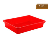 AM0833 Plain Plastic Serving Tray, Rectangle shape Size:15.5cm*11.5cm