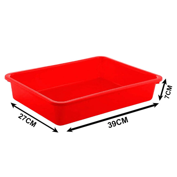 AM0833 Plain Plastic Serving Tray, Rectangle shape Size:15.5cm*11.5cm