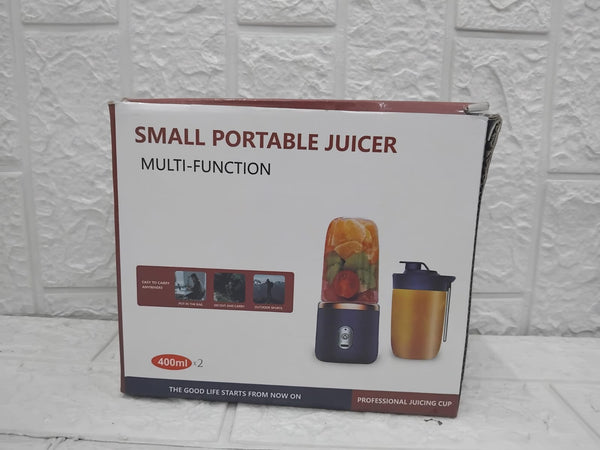 AM3451 Portable Juicer Fruit Blender 400ml 2 Pcs Set