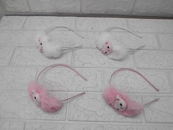 AM1198 Fluffy Fur Hair band For Girls 1Pcs