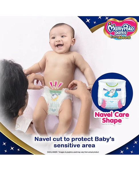 AM2294 MamyPoko Pants Extra Absorb Newborn Pant Style Diaper NB 5 Kg 34 Pants