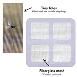 18237 Window Screen Mesh Hole Repair Patch (10×10 CM / 10 Pcs Set)