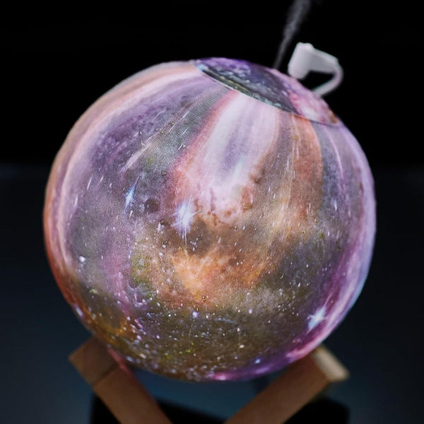 7236 3D 2 in 1 LED Printed Moon Lamp & Aroma Diffuser (1 Pc)