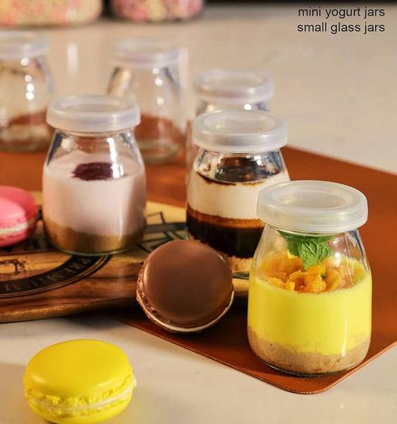 AM3771 Yogurt Glass Container with Lid 150ml