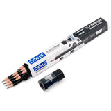 AM6064 DOMS Karbon Eraser Tipped Super Dark Pencil Pack of 1 (10 Pencils)