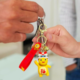 AM5645 3D Cartoon Characters Silicone Keychain- Multidesign