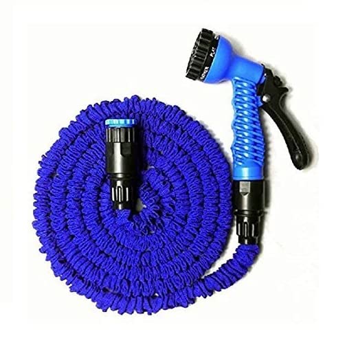 0502 -12Ft Expandable Hose Pipe Nozzle For Garden Wash Car Bike With Spray Gun