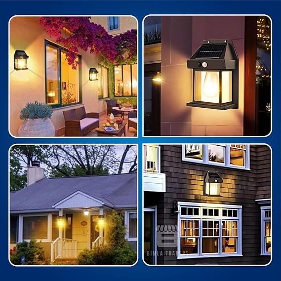 12564 Solar Wall Lights Outdoor Motion Sensor