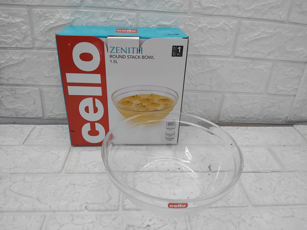 AM3764 CELLO Glass Mixing Bowl Without Lid 1500ml