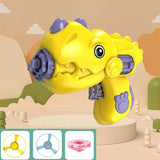 AM6027 Dino Gyro UFO Gun – Flying Disc Blaster Toy for Kids