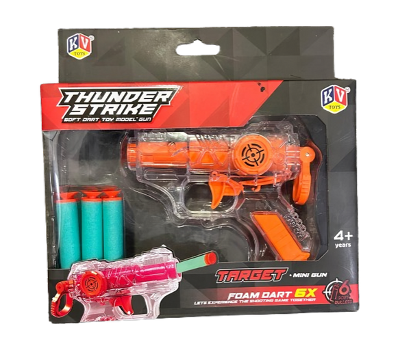 AM0298 Thunder Strike Shooting Foam Bullets Gun(Multicolor).