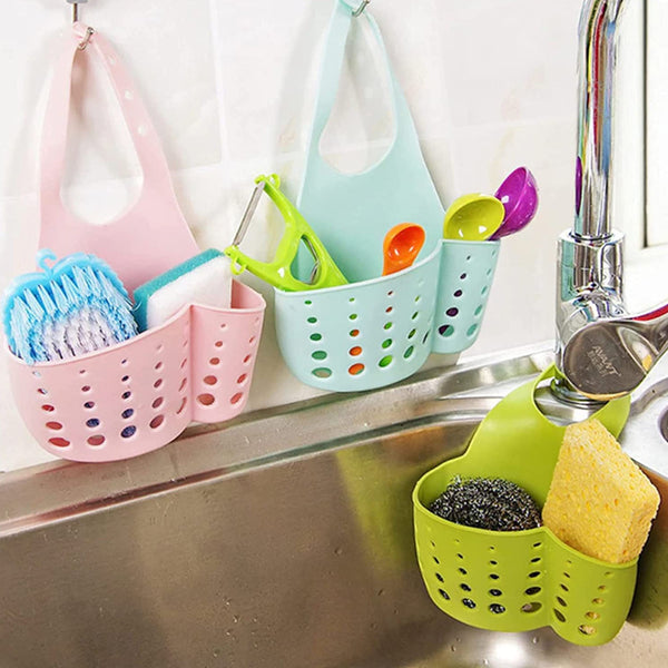 Adjustable Kitchen Sink Faucet Caddy