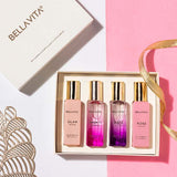 AM2385 Bellavita Perfume Gift Set for Women Rose , Glam , Date , Senorita Woman Perfume 80ml 4Pcs