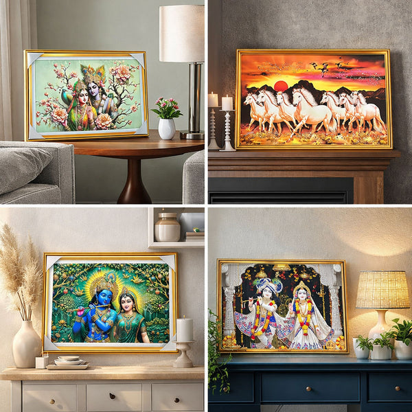 TM0082 Mix Unique Design Premium Decorative Wall Frames - 14x20inch (Pack of 1)