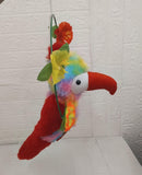 AM3491 Parrot soft Toy with Hanging Ring 22inch 160gm