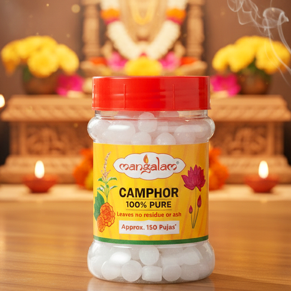3993 Mangalam Camphor Tablet 100g Jar