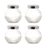 AM2510 Yera Utility Jars JB200ml Multipurpose Glass Jars Set Of 4Pcs