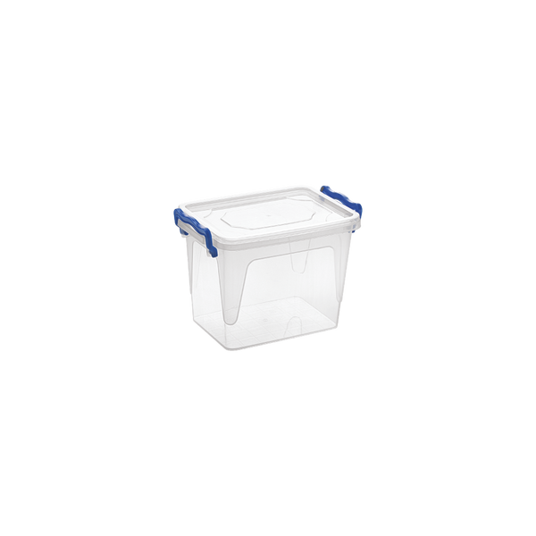 AM2488 Joyo 203 Plastic Multi Storage Box 1.5Ltr With Lid & Handle Assorted 1 Piece