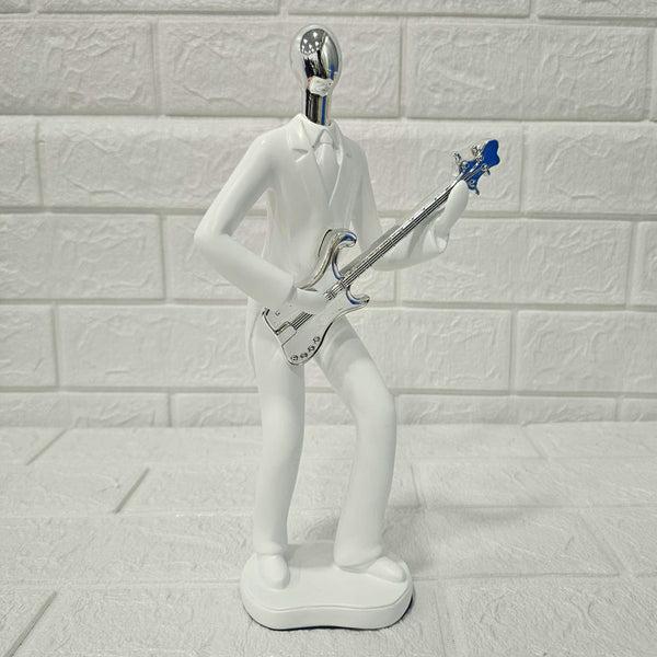 AM6132 Modern Guitarist Sculpture – Stylish Musician Figurine for Home & Office Decor