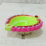 Di0383 Decorative Diwali Big Diyas Set of 2 – Multidesign Handcrafted