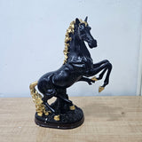 AM5934 Rearing Resin Horse Showpiece