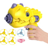 AM6027 Dino Gyro UFO Gun – Flying Disc Blaster Toy for Kids