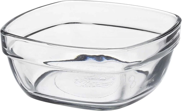 AM3736 Shine Max The Precious series Square 200ml Glass Bowl Set of 1 (SMB216)