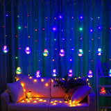 Di0072 12 Ball String LED Lights with Flashing Modes Decoration 6x6 (Multicolour)