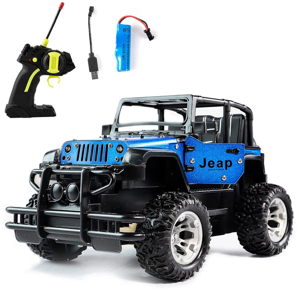 AM6044 Remote Control Off-Road Jeep Toy Car with Controller and Rechargeable Battery