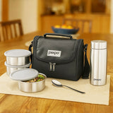 Di0385 Pexpo Classic - Stainless Steel Meal Lunch Box Set