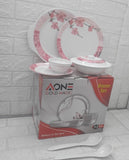 AM3774 Aone Gold Magic dinner set Light Weight Dinner Set of 32 Pcs