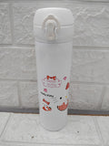 AM3740 Stainless Steel Kitty Insulated Water Bottle White 500ml 1 Pc