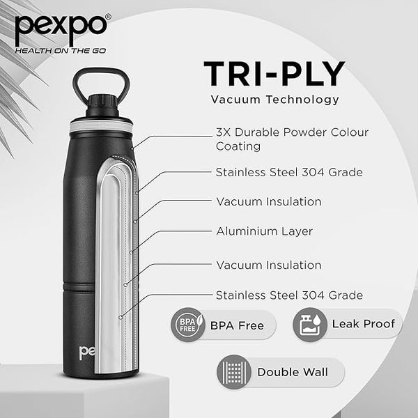 AM3780 Pexpo Altros Stainless Steel Hot & Cold Vacuum Insulated Flask