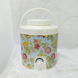 Di0377 Sukhoi Flora Print 3-Piece Insulated Kitchenware Gift Set — Water Jug, Hot Pot & Flask
