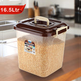 AM5713 JOYO Kitchen King Container 16.5 Ltr (Pack of 1) Medium Rectangular Plastic Container Multipurpose Stackable Storage Box with Lid & Handle