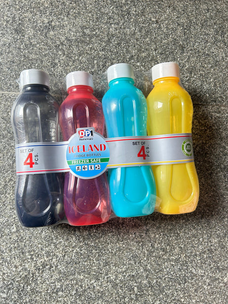 3413 DPI iceland 1000ml set Plain Plastic Water Bottle (4 PCS)