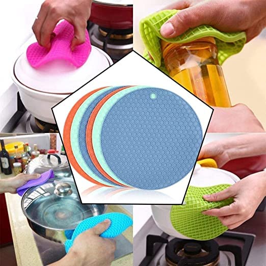 Multipurpose Silicone Hot Mat used for breakfast, lunch and dinner