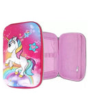 AM2324 Eva RJ Opp Big Pencil Case Large Zippered Unicorn Multicolour pencil box