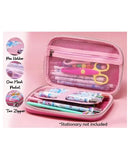 AM2324 Eva RJ Opp Big Pencil Case Large Zippered Unicorn Multicolour pencil box