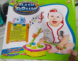 A06481 Multicoloured Musical Flash Drum with Lights and Sounds (Age 3+)