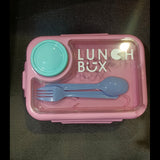 AM0624  Premium Lunch Box With 3 Compartments with spoon