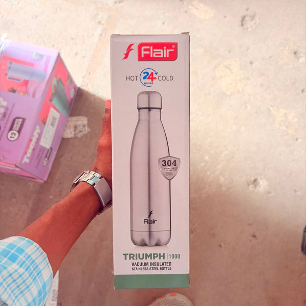 AM0666 FLAIR Triumph Vacuum Insulated Stainless Steel Bottle - 1000ml