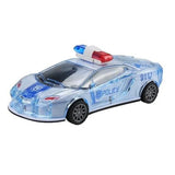 AM3449 Police Car with Lights and Sound Friction Power Car Toy