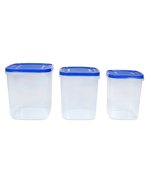 AM3398 Varmora Glory Square Container 5, 7, 10 Ltr Set Of 3Pcs