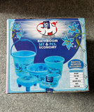 3921 SPI Plastic Bathroom Set Including Big Bucket, Mug, Stool, Dustbin, Small Bucket & Soap Dispencer