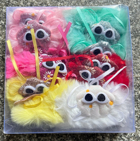 AM1016 Multicolor Cartoon Stretchable  Hair Rubber Bands, Cute Hair Ties For Girls And Women